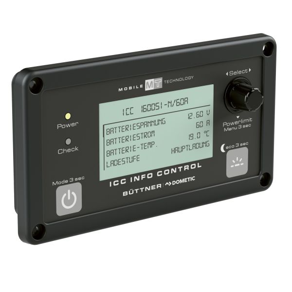 Wechselrichter-Bedienpanel ICC Info Control