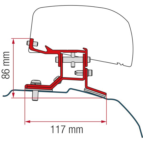 Markisenadapter Kit Ford Custom L2 für F40