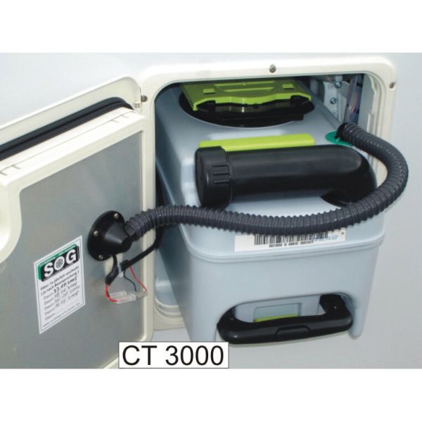 Elektrische WC-Entlüftung für CT 3000 und CT 4000, Bodenvariante