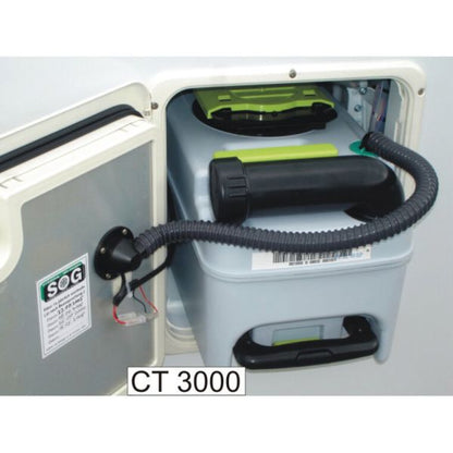 Elektrische WC-Entlüftung für CT 3000 und CT 4000, Bodenvariante