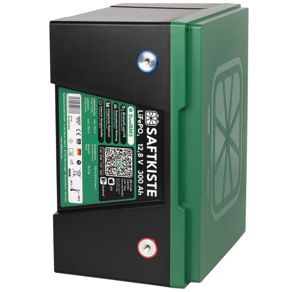 Lithium Batterie, Batteriepole vorne, 200 Ah