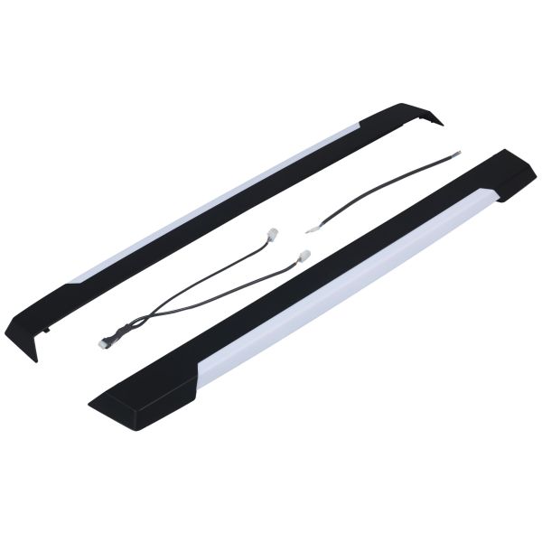 Seitenblenden mit LED VisionStar L, signalweiß
