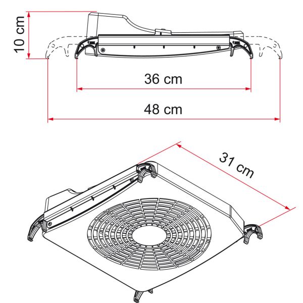 Dachhaubenventilator Turbo Kit