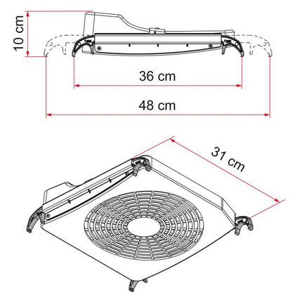 Dachhaubenventilator Turbo Kit