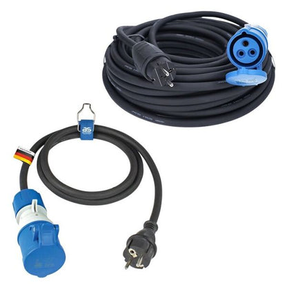 Adapterkabel Schuko/CEE, 1,5 m