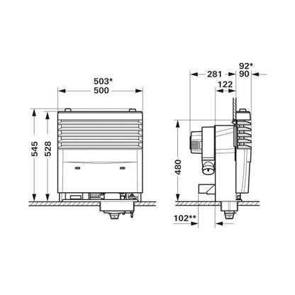 Heizung Truma S 3004 ohne Verkleidung