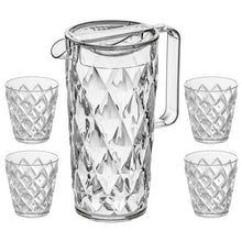Kanne CRYSTAL mit 4 Bechern