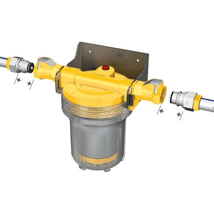 Filtersystem Certec® Inline Komplett-Set, gerade