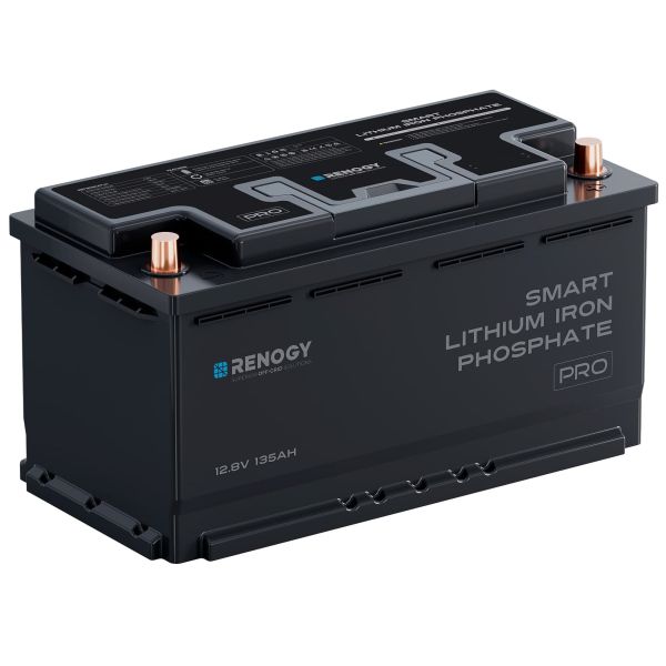 Pro-Untersitz Lithium-Batterie LiFePO4 mit Bluetooth und Heizung 135 Ah