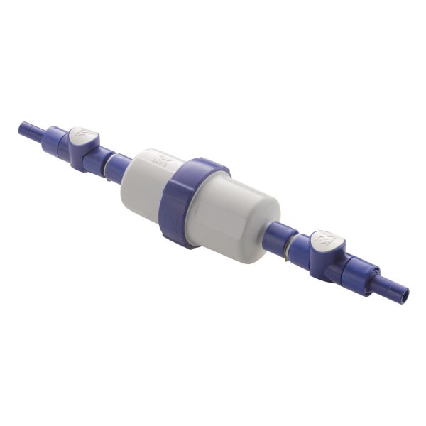 Wasserfilter Einbauset myclean®water sterile UniQuick, beidseitig gewinkelte Anschlüsse