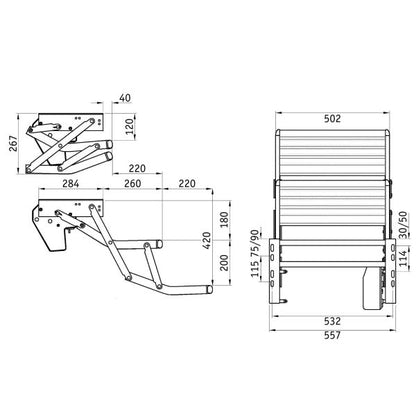 Trittstufe Thule Double Step 12V
