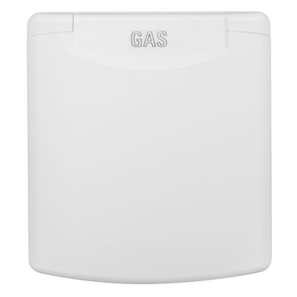 Außensteckdose Gas, reinweiß