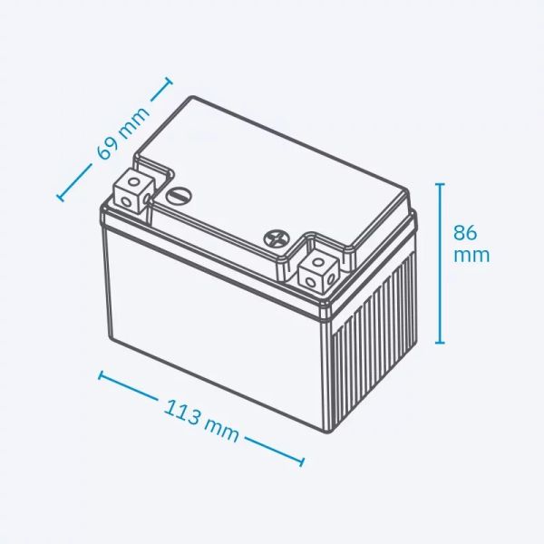 Lithium Batterie 4 Ah ECTIVE x Clesana LC4CS