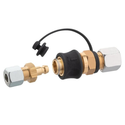 Steckkupplung Set Typ SKU-QR, G 1/4 LH-KN x SKU und 2 x STN x G 1/4 LH-ÜM