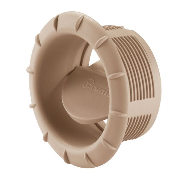 Endstück EN mit Luftklappe, beige