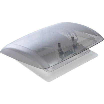 Dachhaube VisionVent S pro mit Fliegengitter und Verdunkelung, cremeweiß