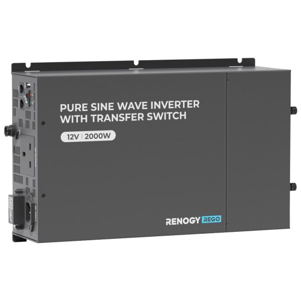 Sinus-Wechselrichter mit Umschalter 2000 W, 12 V
