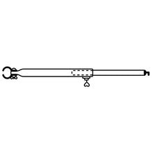 Teleskopierbare Dachhakenstange Stahl, 205 cm, 22 mm