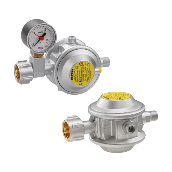 Niederdruckregler 1,5 kg/h, mit Manometer