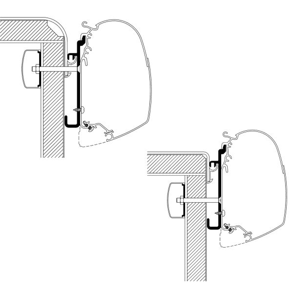 Adapter für Rapido Serie 7, 8, 9 zu TO Serie 5 und 8, 3 m