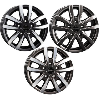 Aluminiumfelge CW5 für Fiat Ducato, 1350 kg, black matt, 6 x 16"