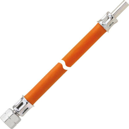Gas-Mitteldruckschlauchleitung 10 bar, G1/4 LH-ÜM x RST 8