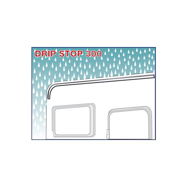Regenrinne Drip Stop, weiß, 75 cm