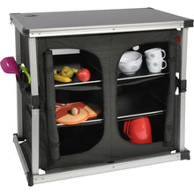 Campingschrank, dunkelgrau, Corner Cabinet