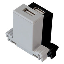 USB-Steckdose, silber