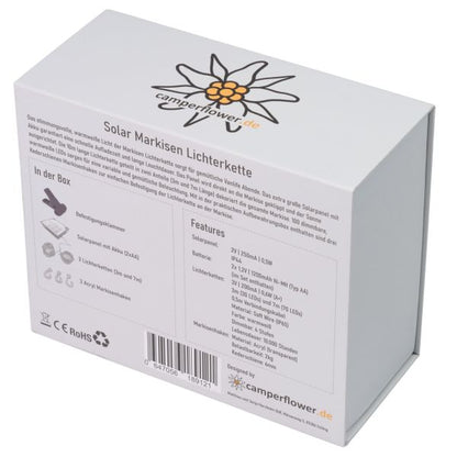 Solar Markisen Lichterkette
