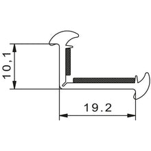 Gummiunterlage für Profilschiene, KNAUS 35 mm, 5 m