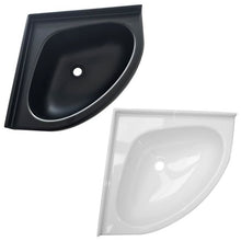 Eckwaschbecken, 350 x 250 mm