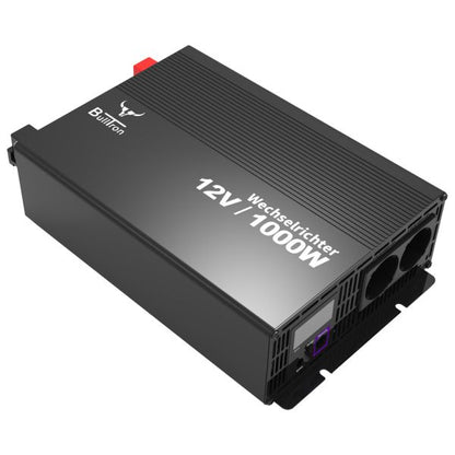 Wechselrichter 1000 W ohne Netzvorrangschaltung mit Display