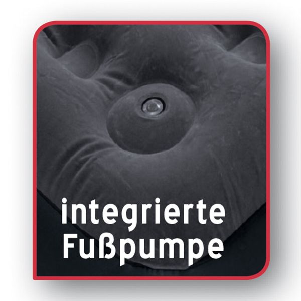 Luftbett mit integrierter Pumpe
