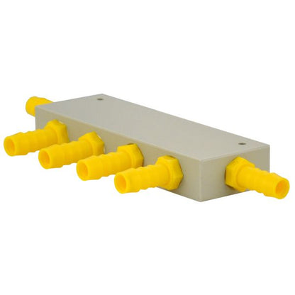 Wasserverteilerblock WeißGELB®, 4-fach