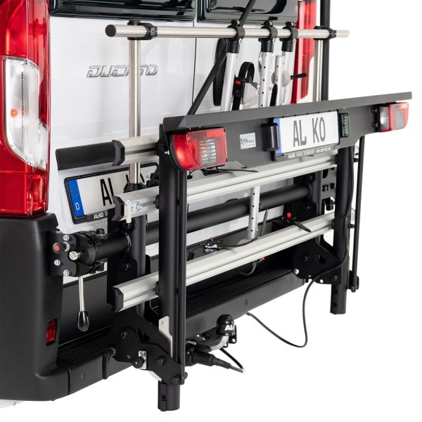 Fahrradträger Trigo Van mit 3 schmalen Schienen für Fiat Ducato