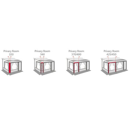 Privacy Room Frontpanele 80 - Frontwanderweiterung