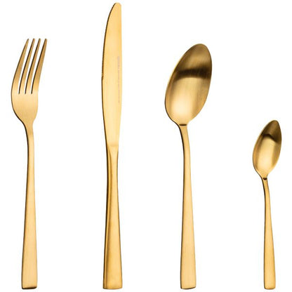 Besteckset Edelstahl, silber
