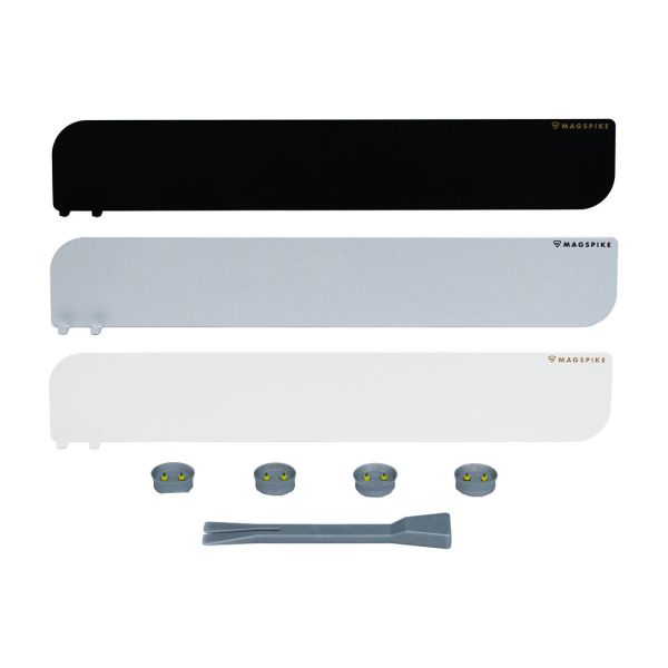 Trägerplatte mit Magnet MagSpike Set L+ mit integrierten Haken, schwarz