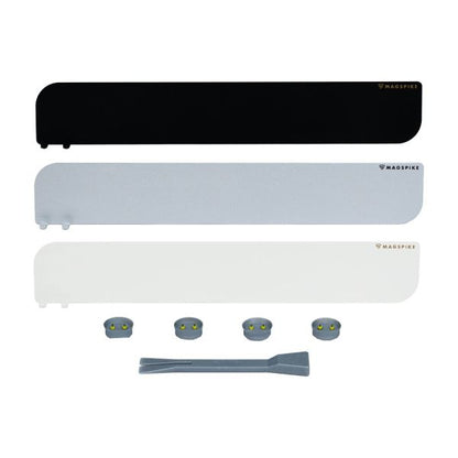 Trägerplatte mit Magnet MagSpike Set L+ mit integrierten Haken, schwarz