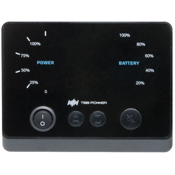 Batterieanzeige inkl. Fernschalter & 5 m Kabel für M12