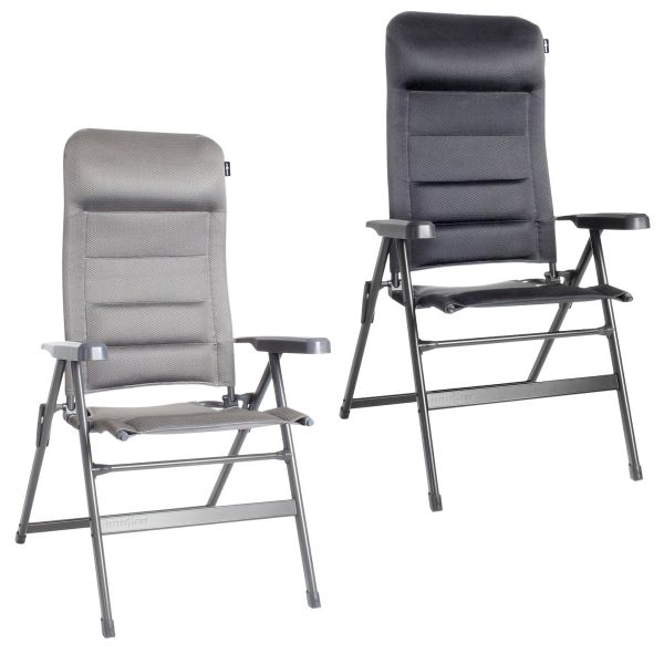 Campingstuhl Aravel 3D M, schwarz
