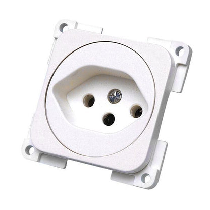 Steckdose CH, braun