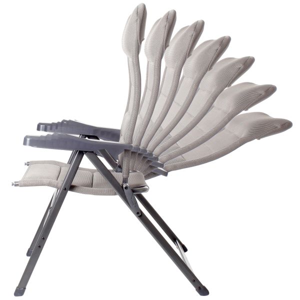 Campingstuhl Aravel 3D M, schwarz