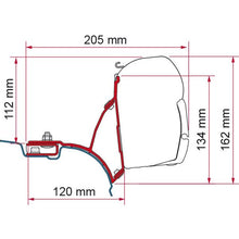 Markisenadapter Kit VW T5/T6 Multivan Transporter Deep Black