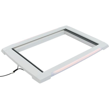 Innenrahmen MPK Dachhauben LED 700 x 500 mm, signalweiß