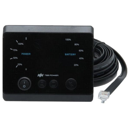 Batterieanzeige inkl. Fernschalter & 5 m Kabel für M12