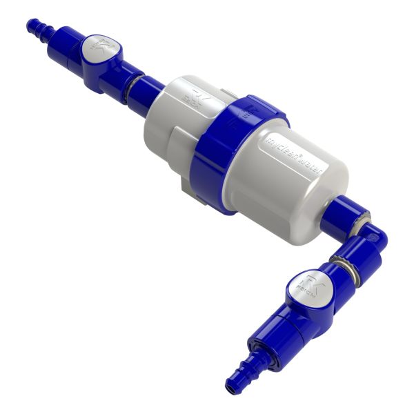Wasserfilter Einbauset myclean®water sterile Schlauch, beidseitig gerade Anschlüsse