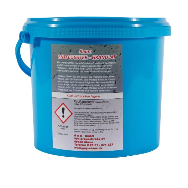 Entfeuchtergranulat CaCl₂ (Kalziumchlorid), 1 kg