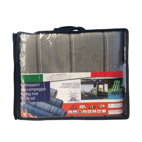 Zeltteppich Exclusiv grau, 300 cm